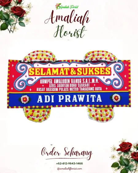 Papan Bunga Ucapan Selamat Kalilunjar